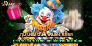 ทุน น้อย true wallet สล็อต ฝาก 10 รับ 100 วอ เลท โปรสายปั่นงบน้อย